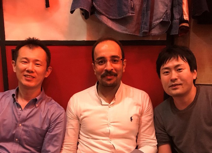 2018年9月18日：イランのシラズ大学博士課程のパリシャンさんが来日